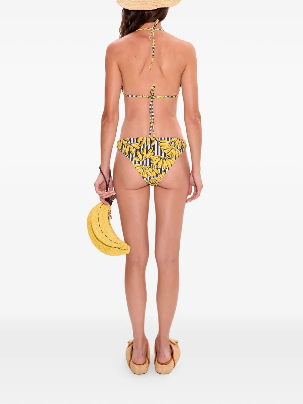  Simon Miller Bwai Striped Bikini Top - Yellow 