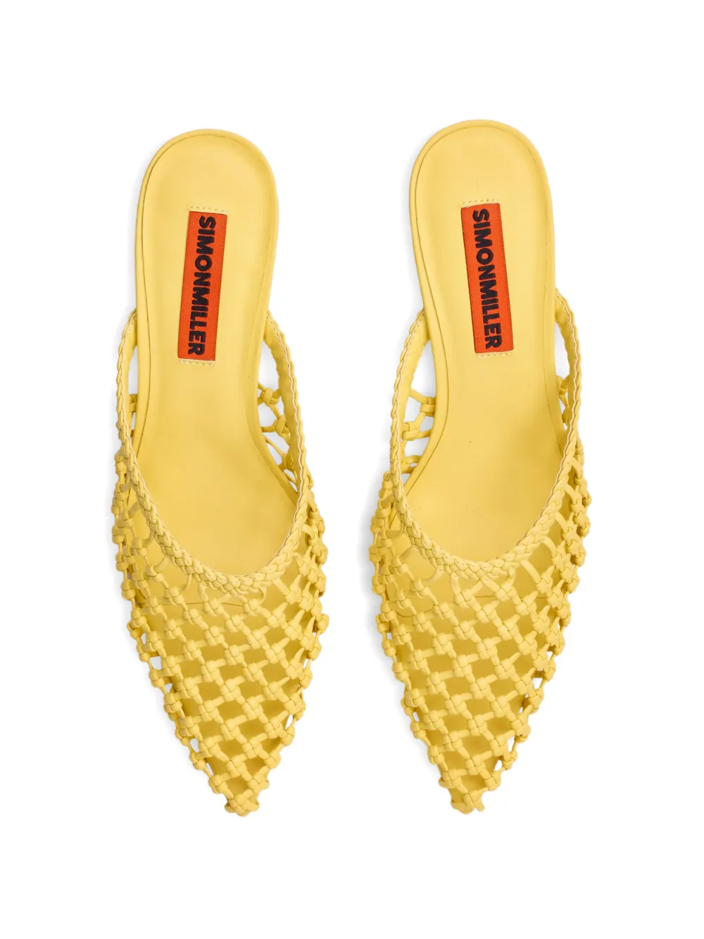 Simon Miller Gala geknoopte muiltjes Geel