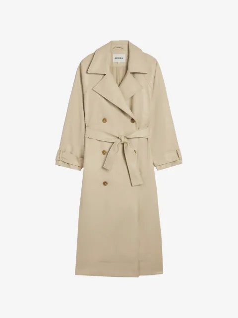 Apparis trench-coat Lana à double boutonnage
