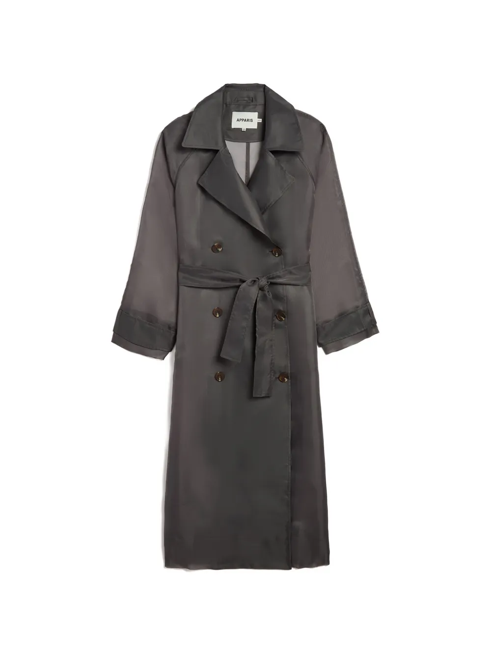 Apparis Lana belted trench coat - Grigio