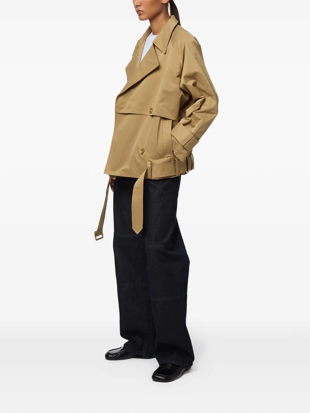 Apparis Gaia jack met ceintuur Beige