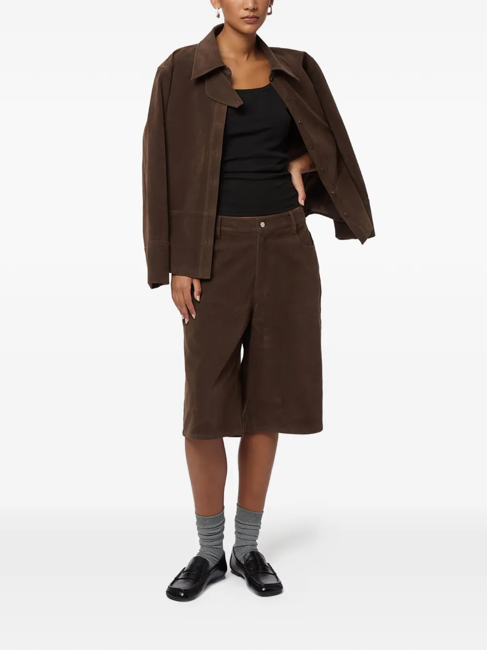  Apparis Ren Bermuda Shorts - Brown 
