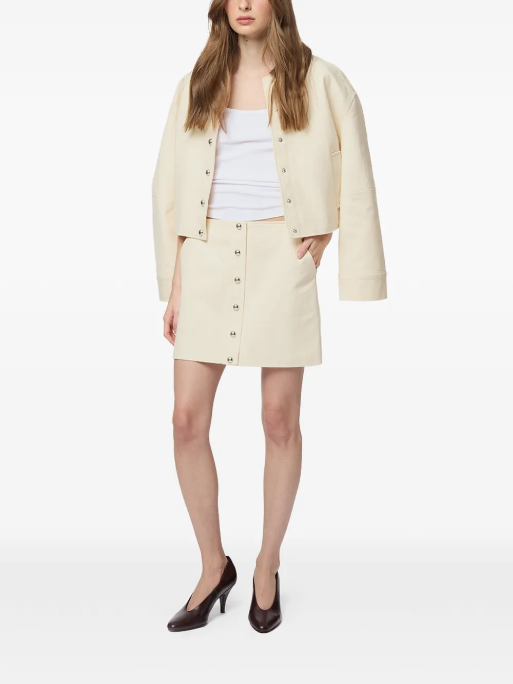  Apparis Ella Mini Skirt - Neutrals 