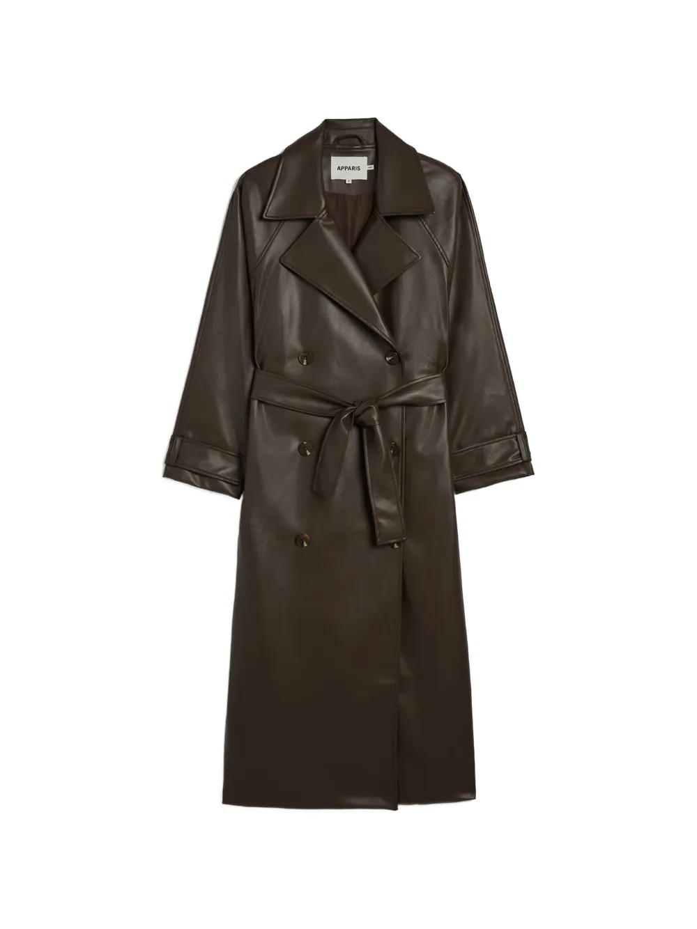 Apparis Lana belted trench coat - Marrone