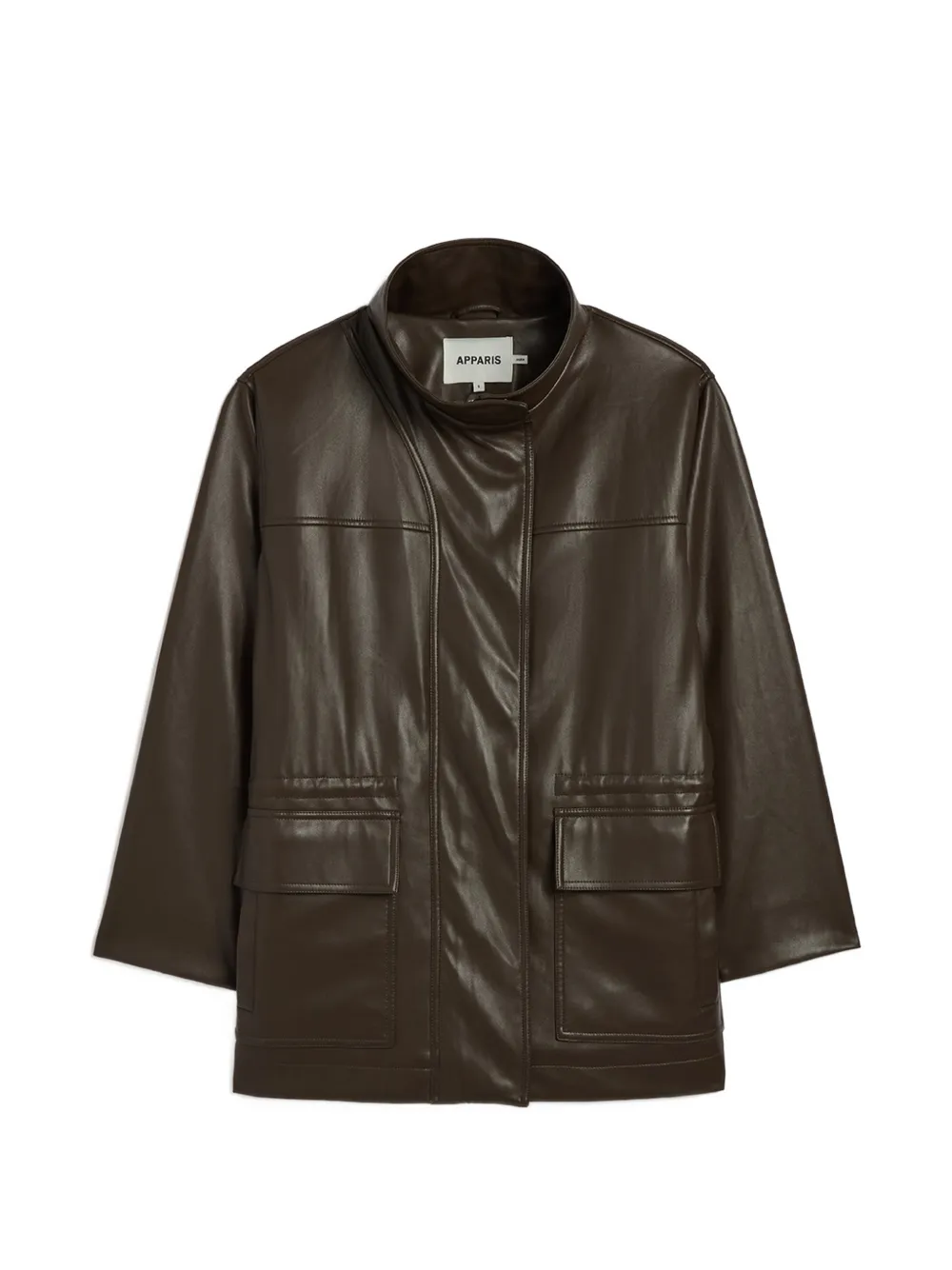 Apparis Edie coat - Marrone