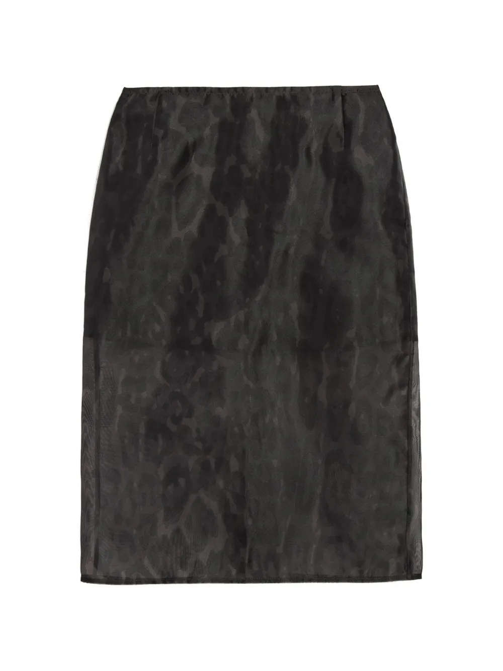 Apparis Tyra leopard midi skirt - Nero