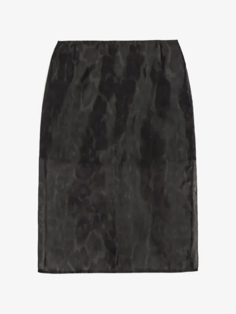 Apparis Tyra midi-rok met luipaardprint
