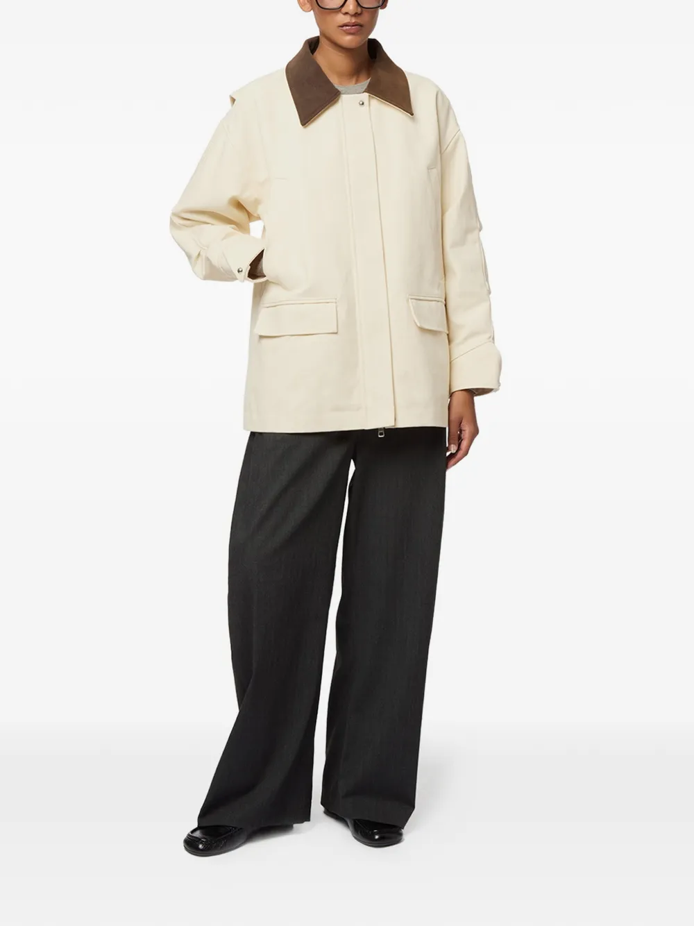  Apparis Clive Collared Jacket - Neutrals 