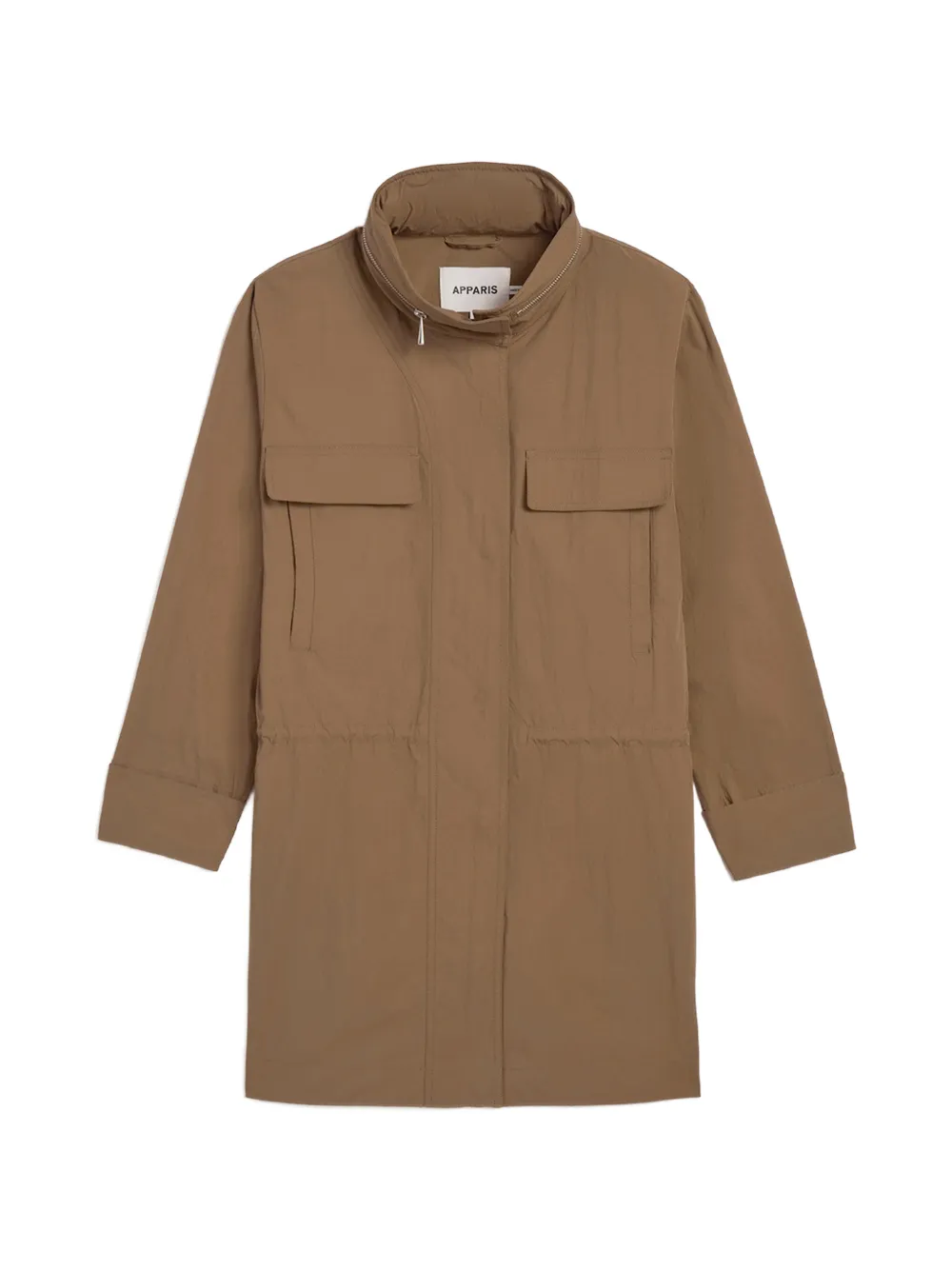 Apparis Bea drawstring raincoat - Marrone