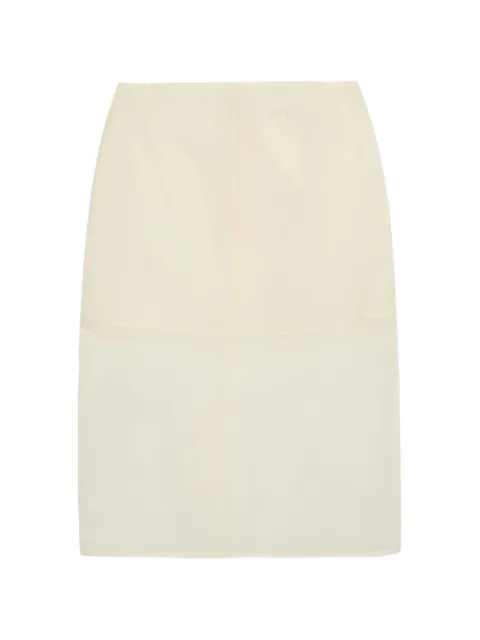 Apparis Tyra organza midi skirt
