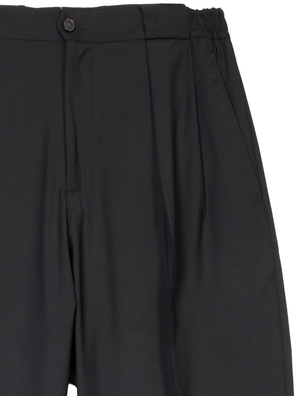 Briglia 1949 Elastische broek met plooien Zwart