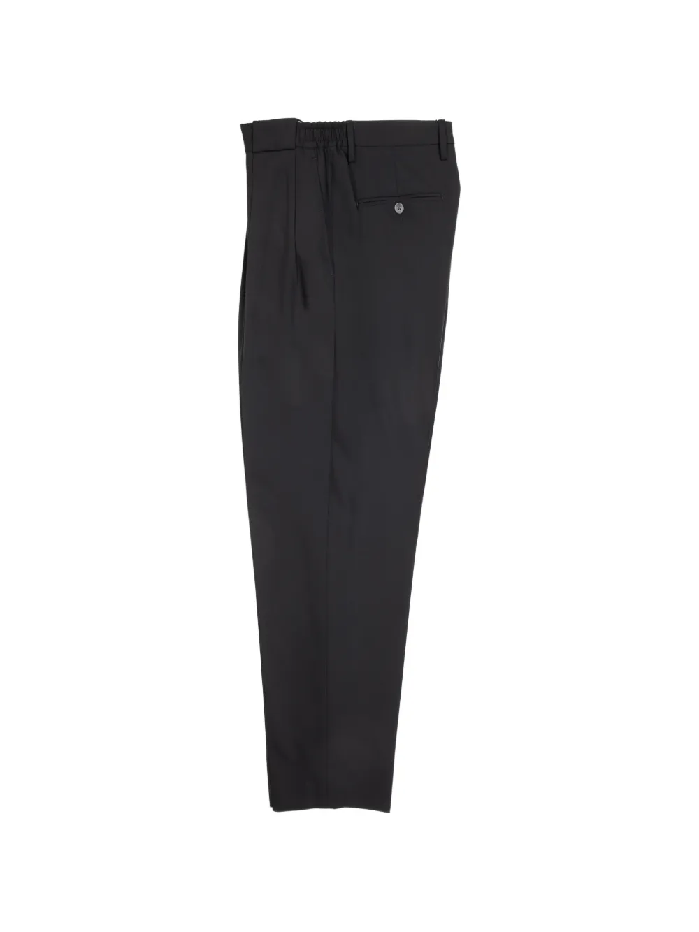 Briglia 1949 Elastische broek met plooien Zwart