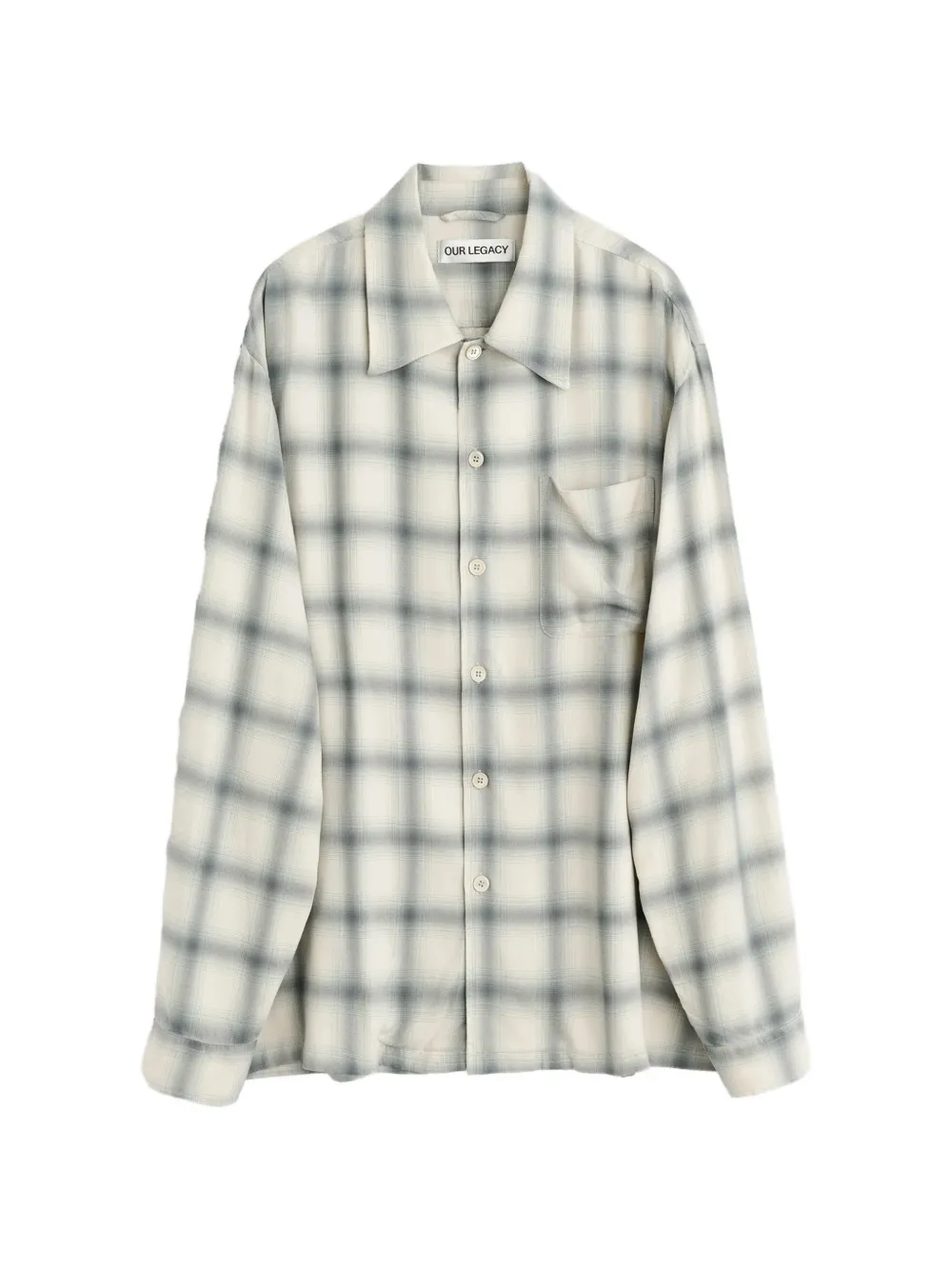 OUR LEGACY Every check-pattern shirt | Neutrals | Image 1