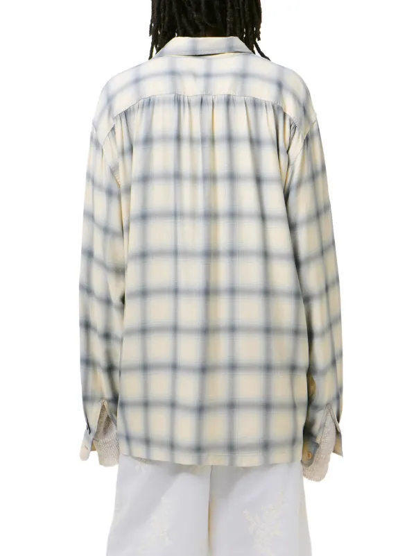 OUR LEGACY Every check-print long-sleeve Shirt | Neutrals | FARFETCH