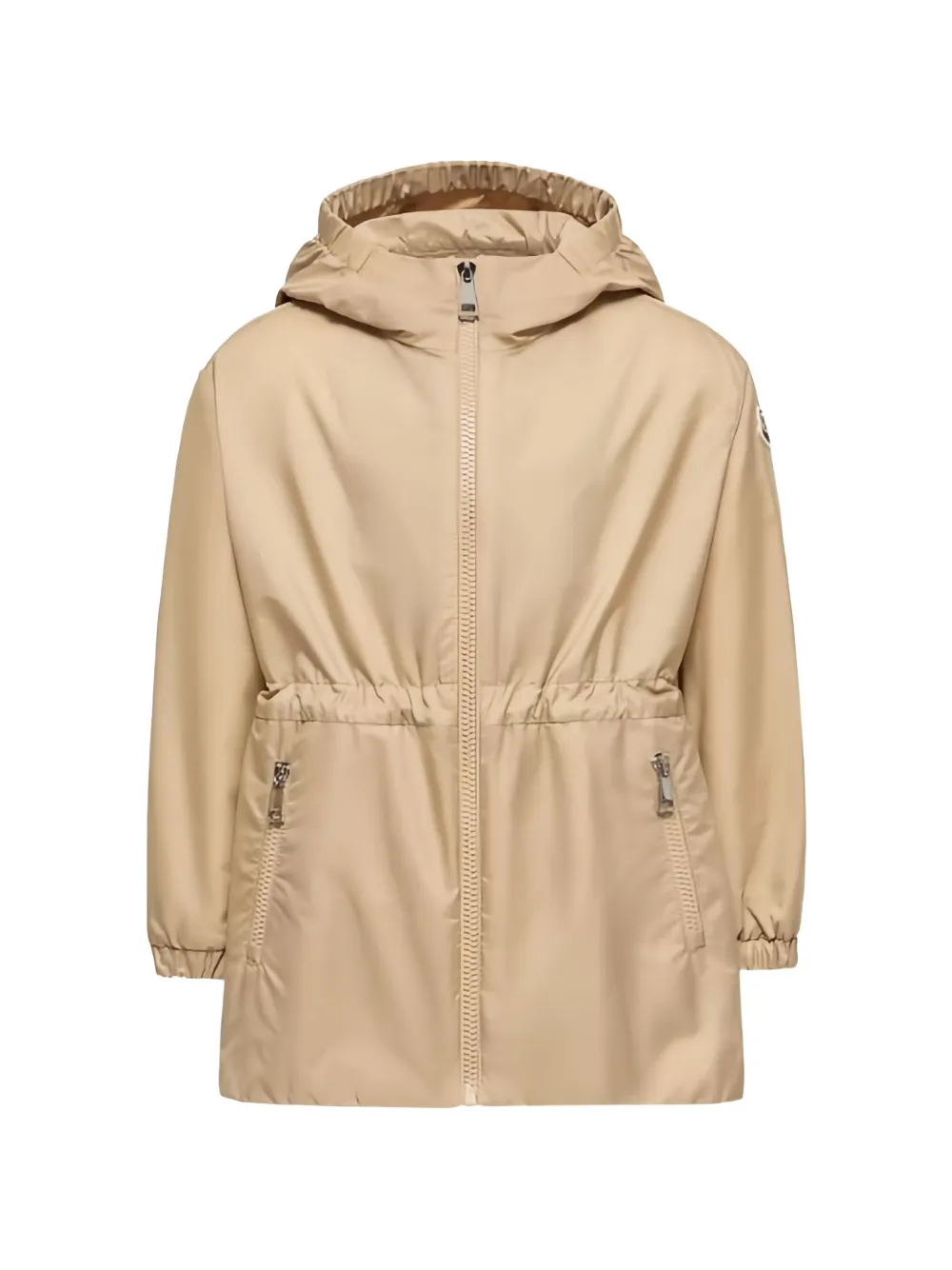 Moncler Enfant Wete parka met capuchon Beige