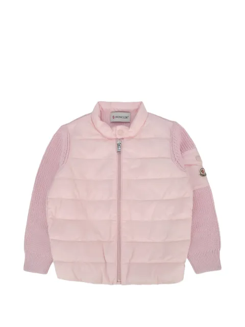Moncler Enfant logo-patch padded jacket