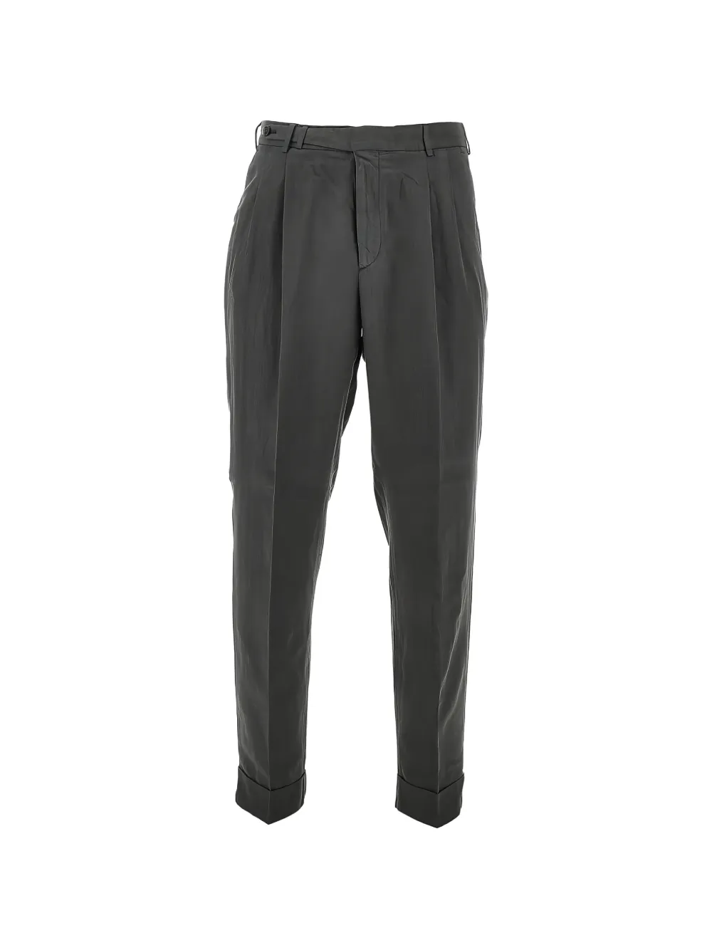 Pt Torino Pleated Trousers In Gray