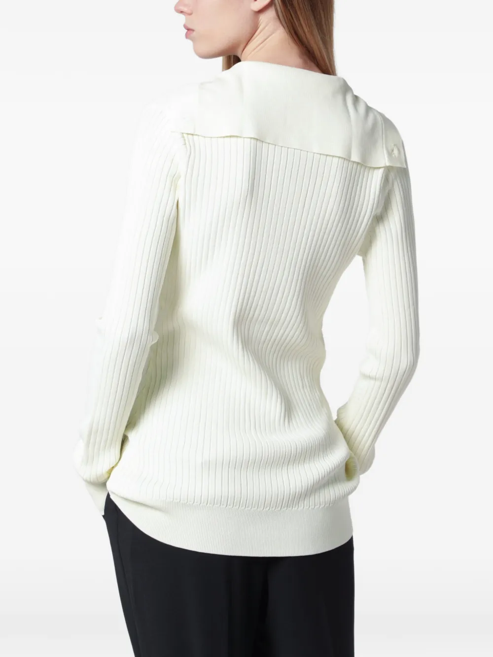  Entire Studios Jersey Con Cuello Alto Y Botones - Neutro 