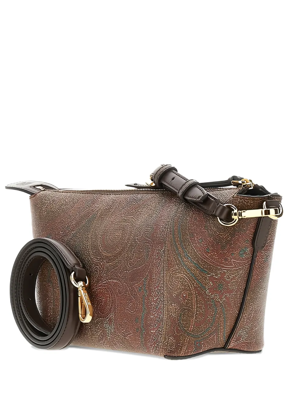 ETRO paisley-print shoulder bag - Brown