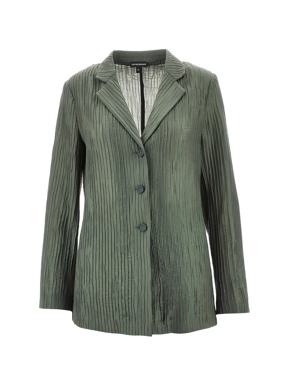 Emporio Armani pleated blazer - Verde