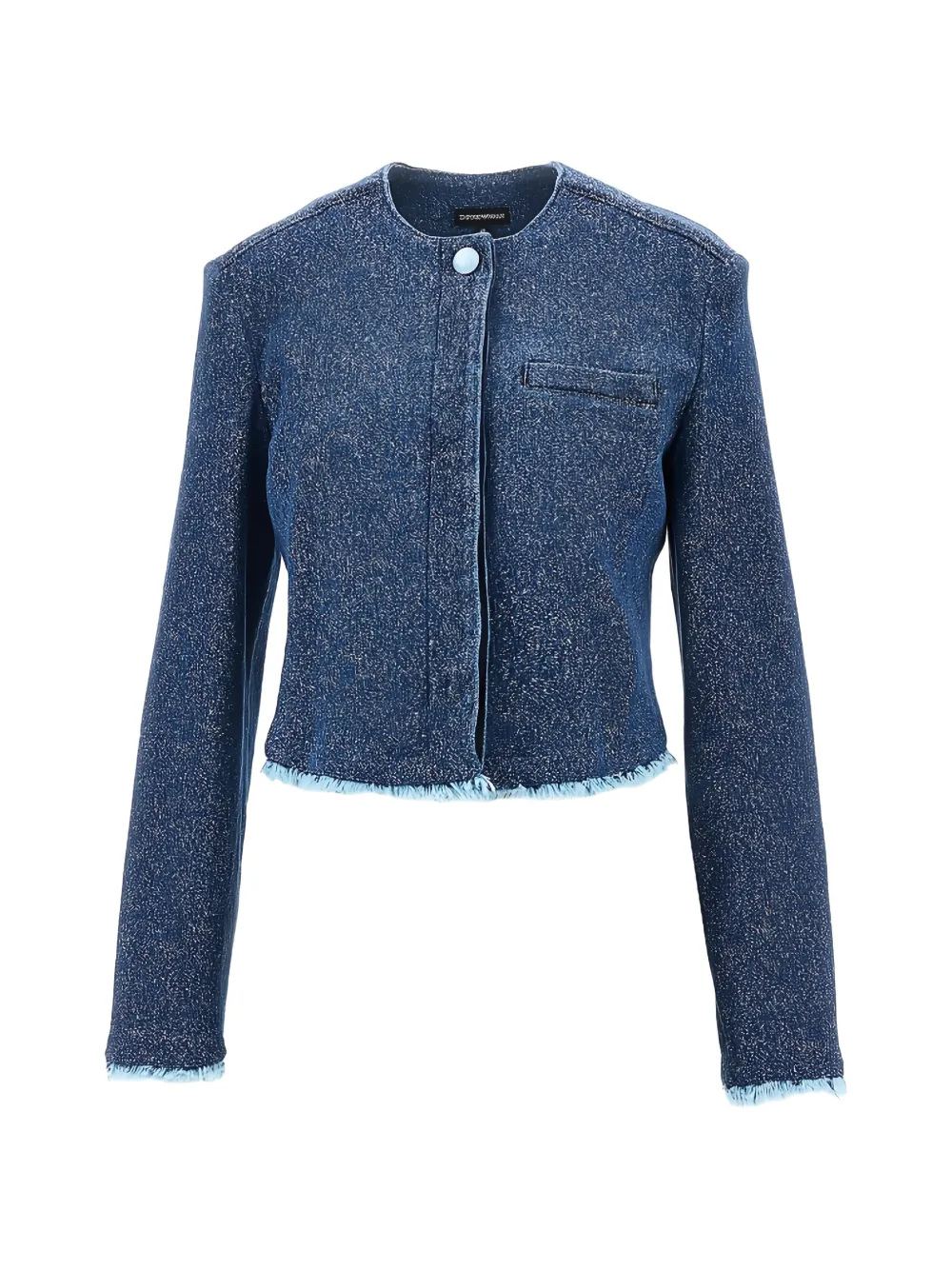 Emporio Armani fringed jacket - Blu