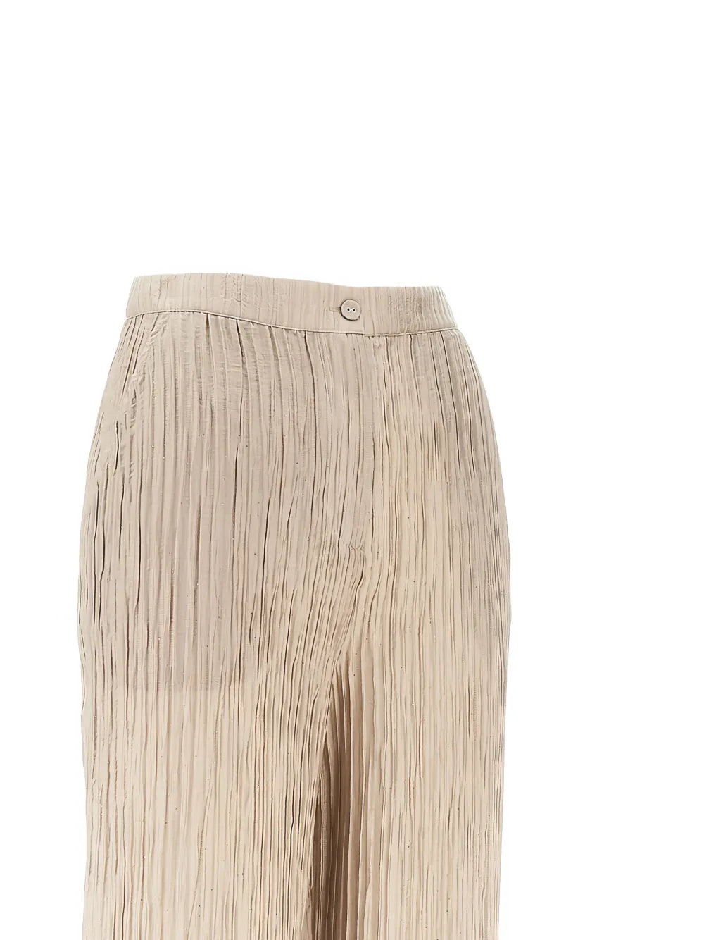 Emporio Armani Broek met knoopsluiting Beige