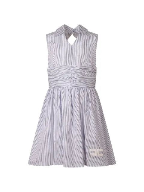 Elisabetta Franchi La Mia Bambina vestido con cintura fruncida