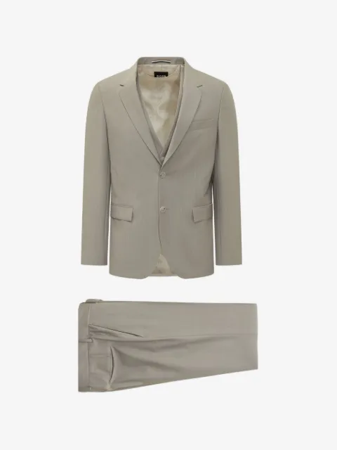 BOSS traje de tres piezas con bolsillos
