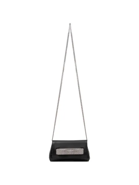 Orciani chain detail gossip clutch bag