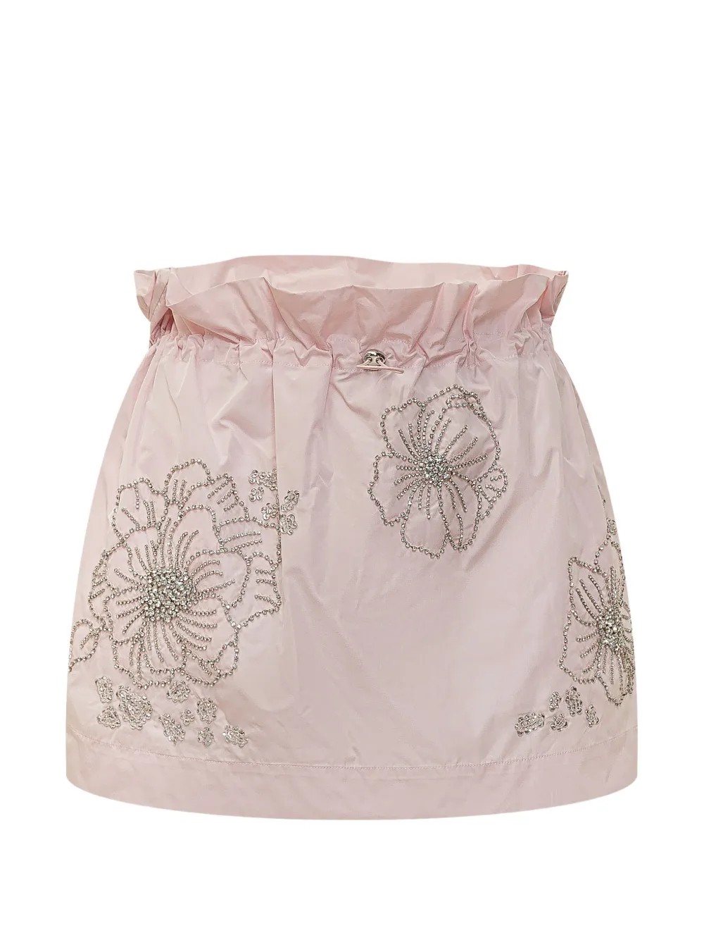 DES PHEMMES floral embellished mini skirt - Rosa