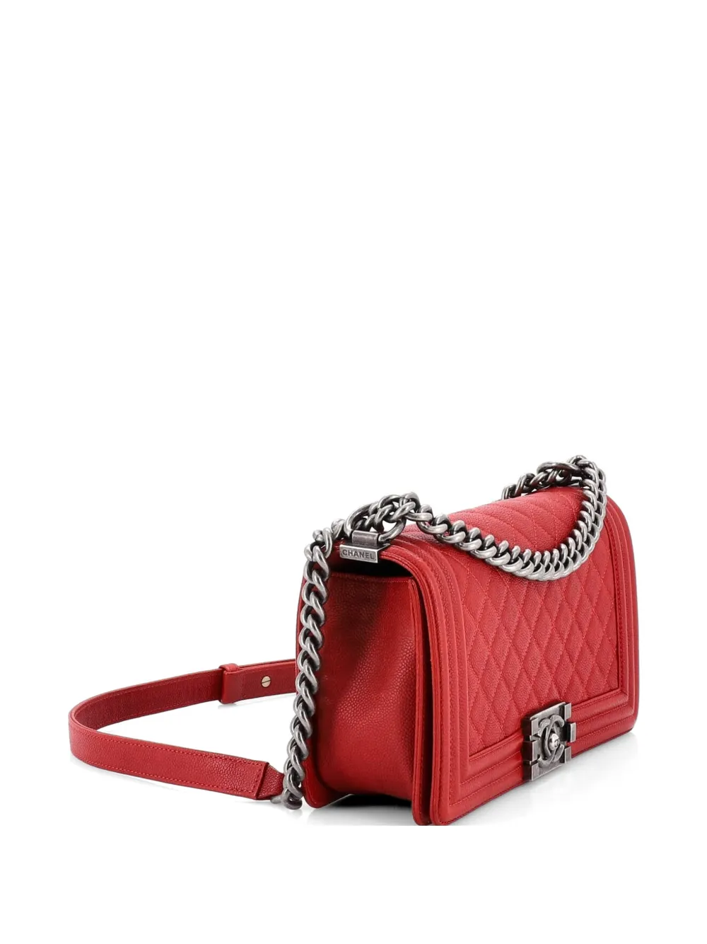 Boy Flap Bag Quilted Caviar Old Medium Crossbody Bag