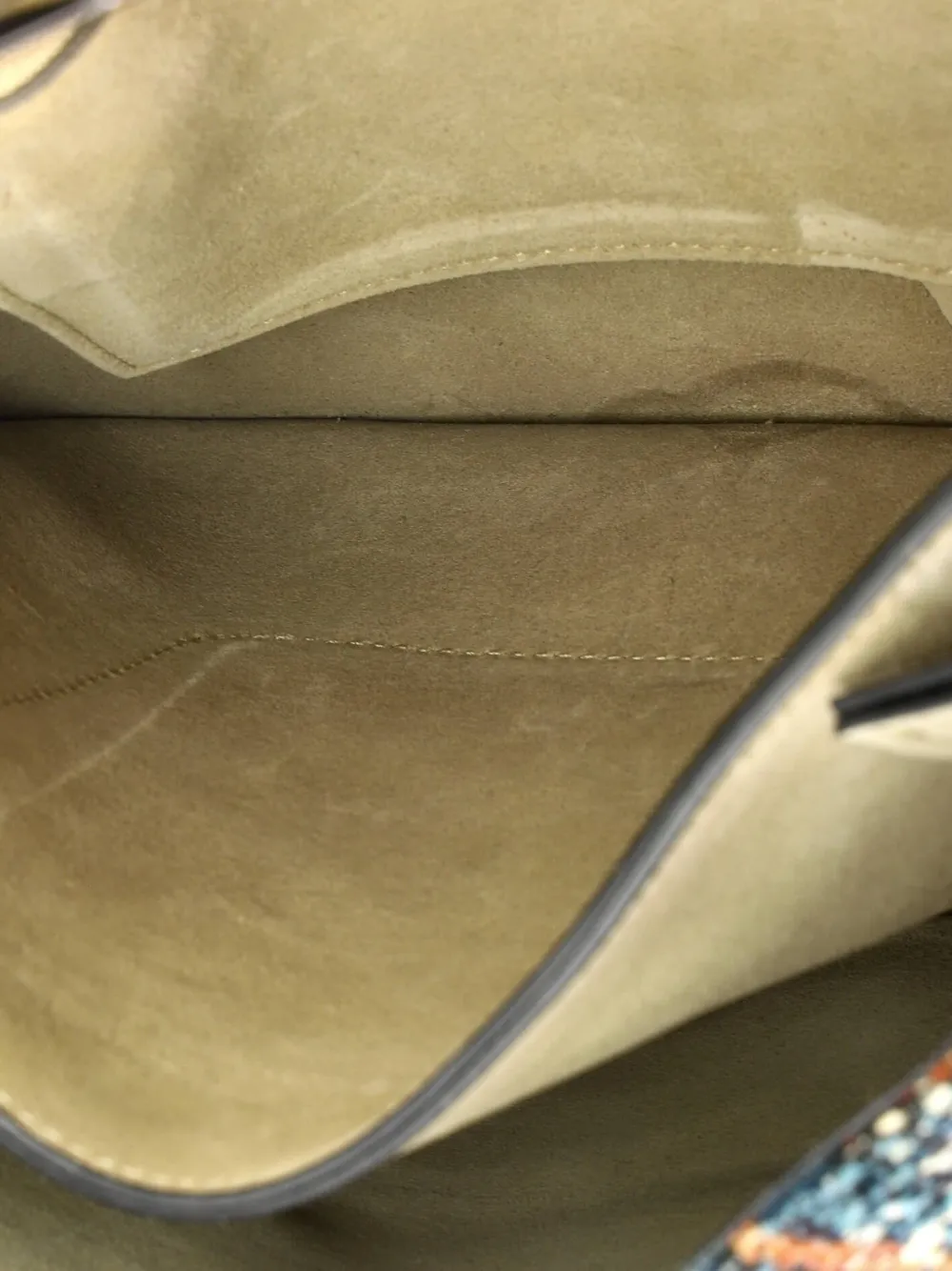 Faye Leather And Tapestry Medium Shoulder Bag