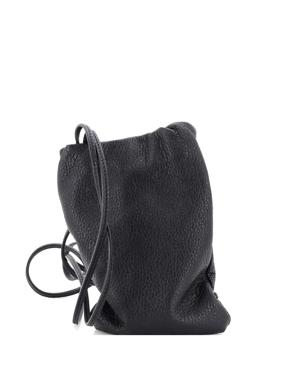 The Row Pre-Owned Bourse Phone Pouch Leather shoulder bag - Nero