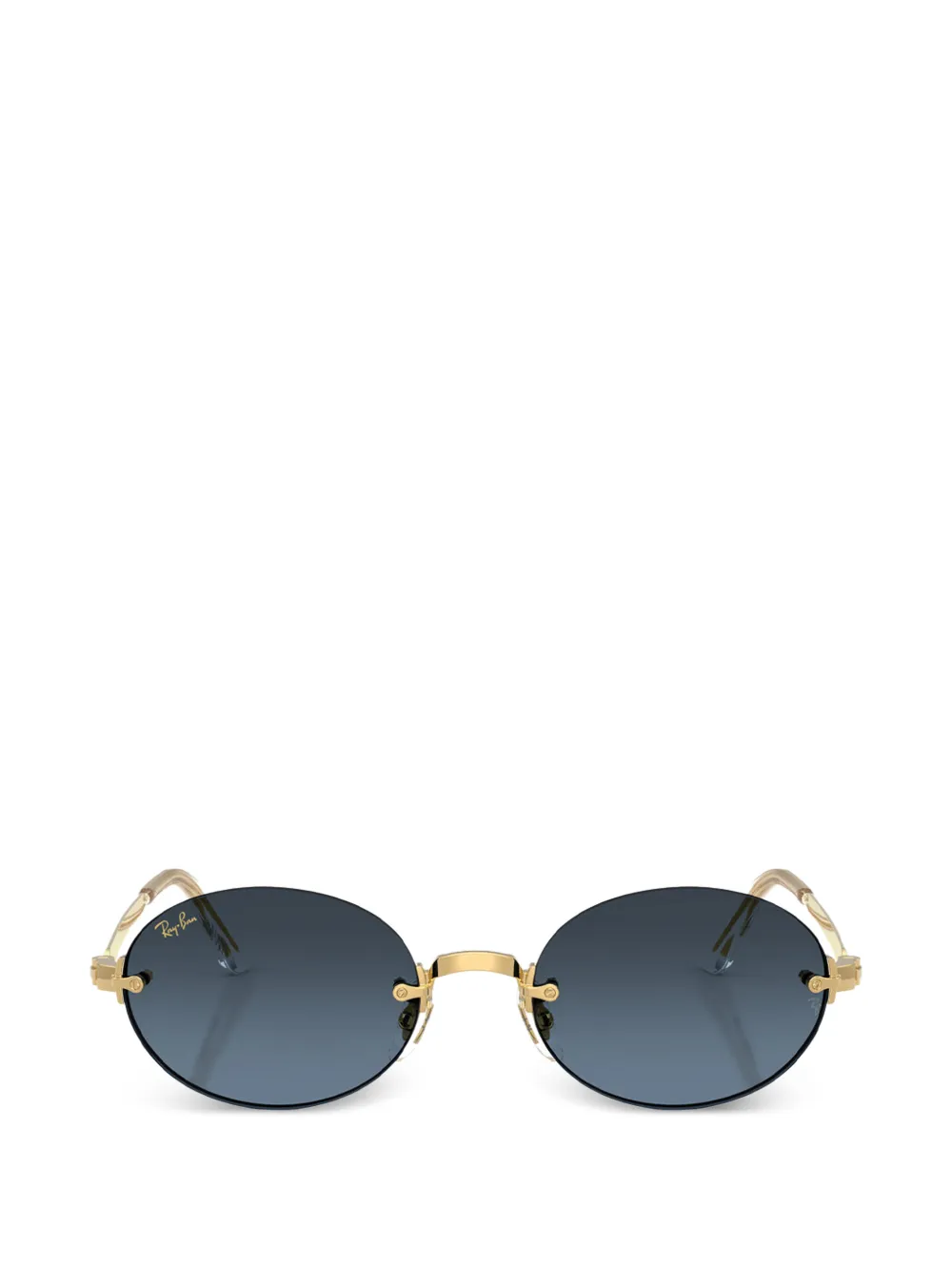 Ray-Ban x A$AP Occhiali da sole Rocky con montatura a giorno - Oro