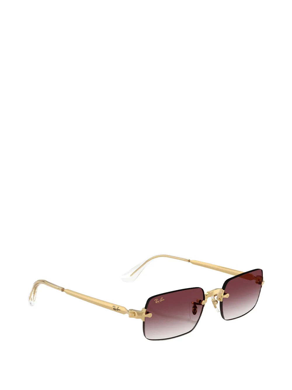 Ray-Ban Zonnebril met vierkant montuur Goud