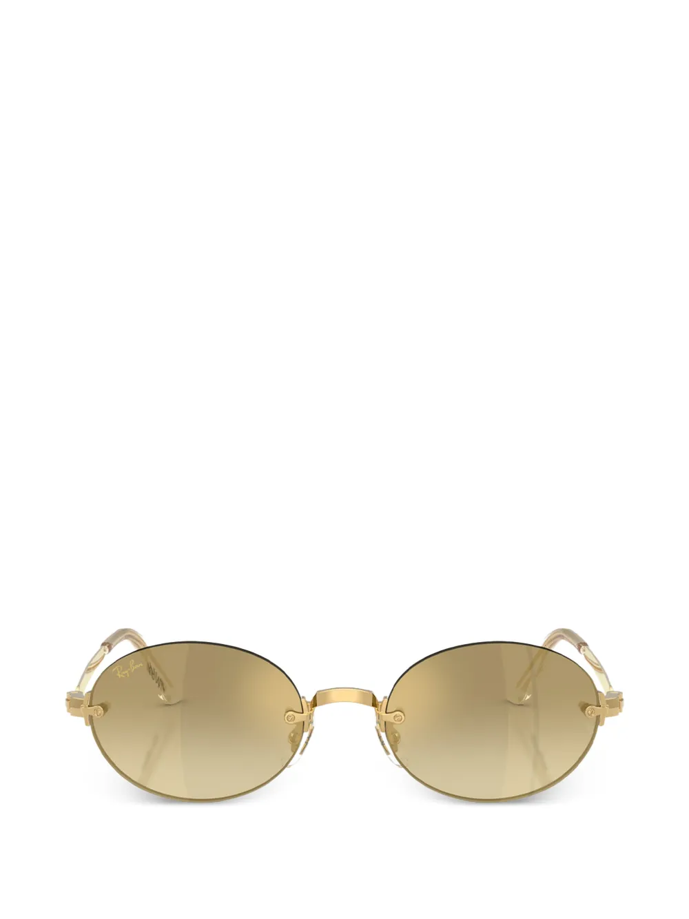 Ray-Ban x A$AP Occhiali da sole Rocky ovali - Oro