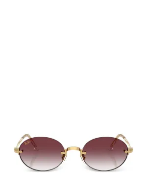 Ray-Ban x A$AP Rocky Oval サングラス | ゴールドトーン | FARFETCH JP