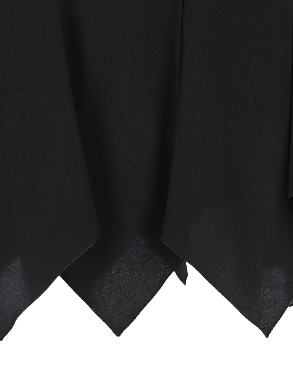 Valentino Garavani Asymmetrische zijden rok Zwart