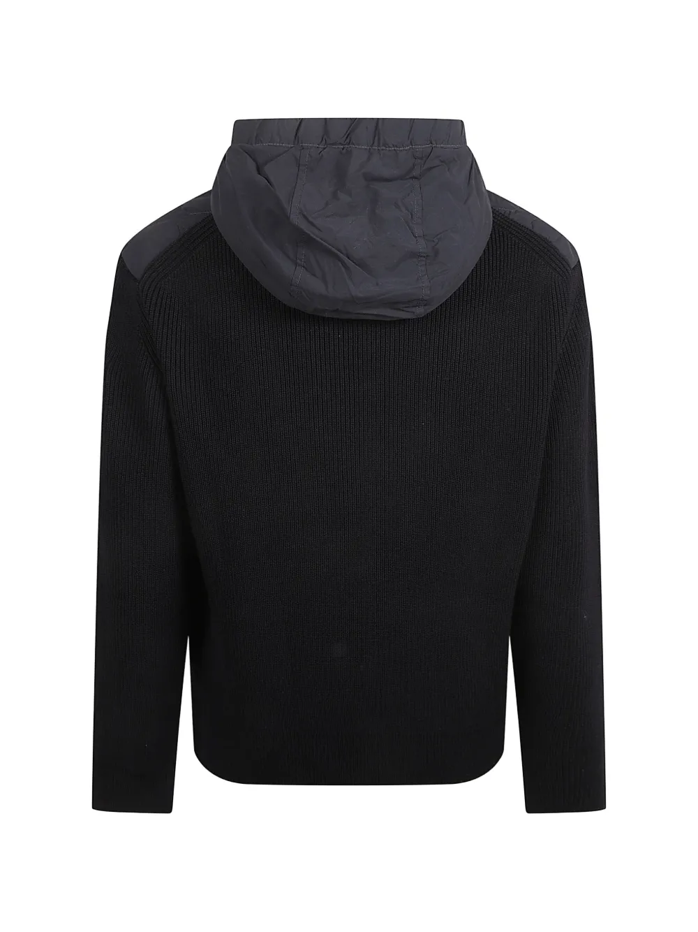 hooded quilted puffer jacket