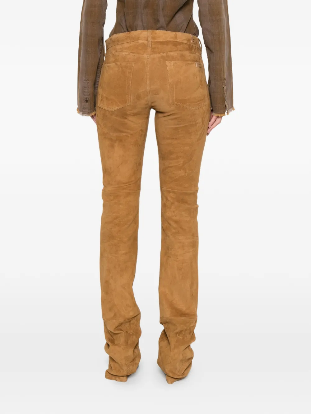 Panelled Suede Trousers