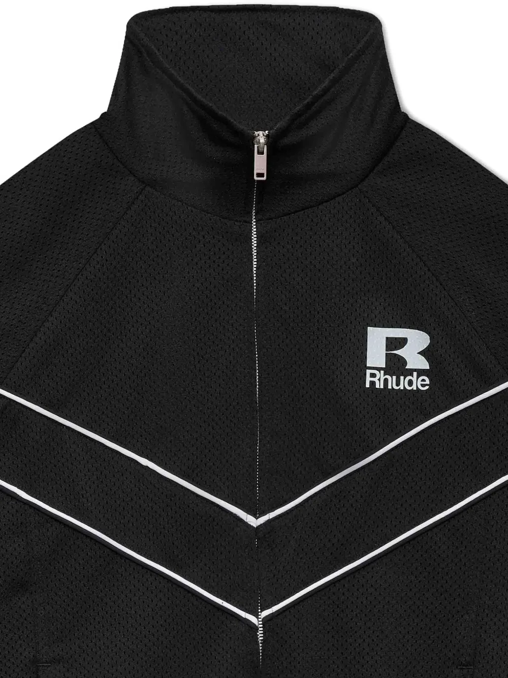 RHUDE Sweater met rits Zwart