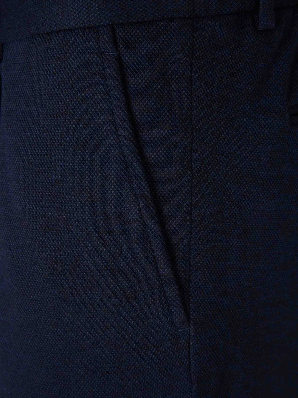  Gran Sasso Drawstring Pleated Trousers - Blue 