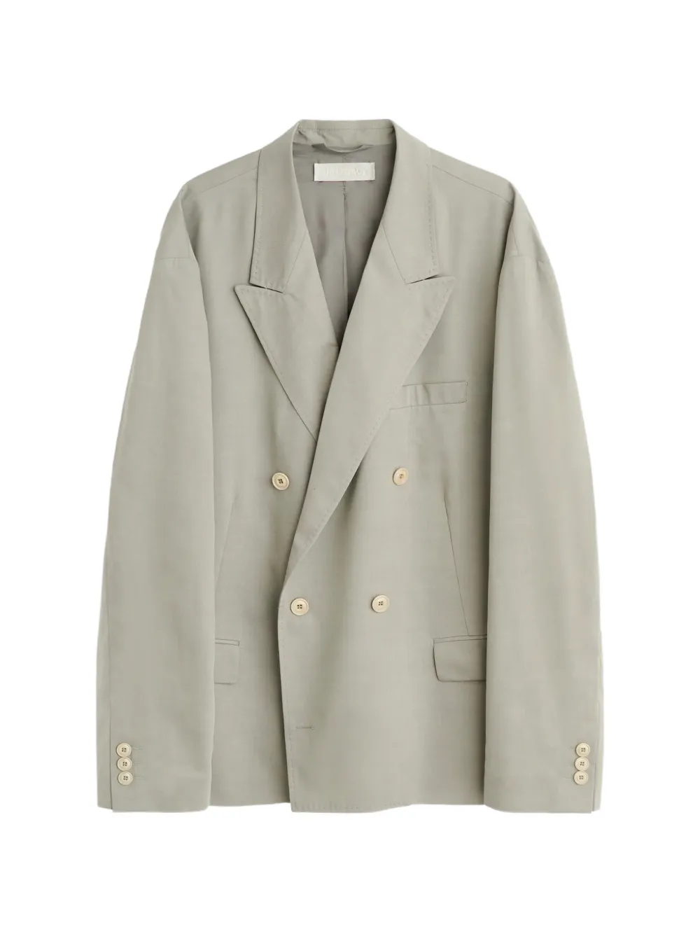 OUR LEGACY Halt double-breasted blazer - Grigio