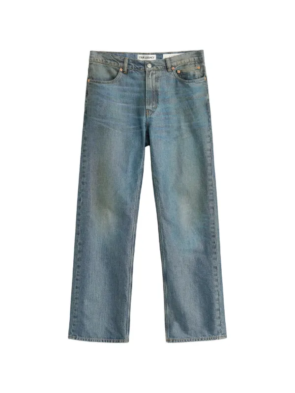 OUR LEGACY Carlson Cut Jeans in Blue