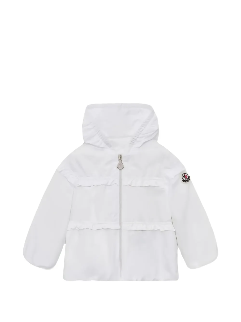 Moncler Enfant Jack met ruches Wit
