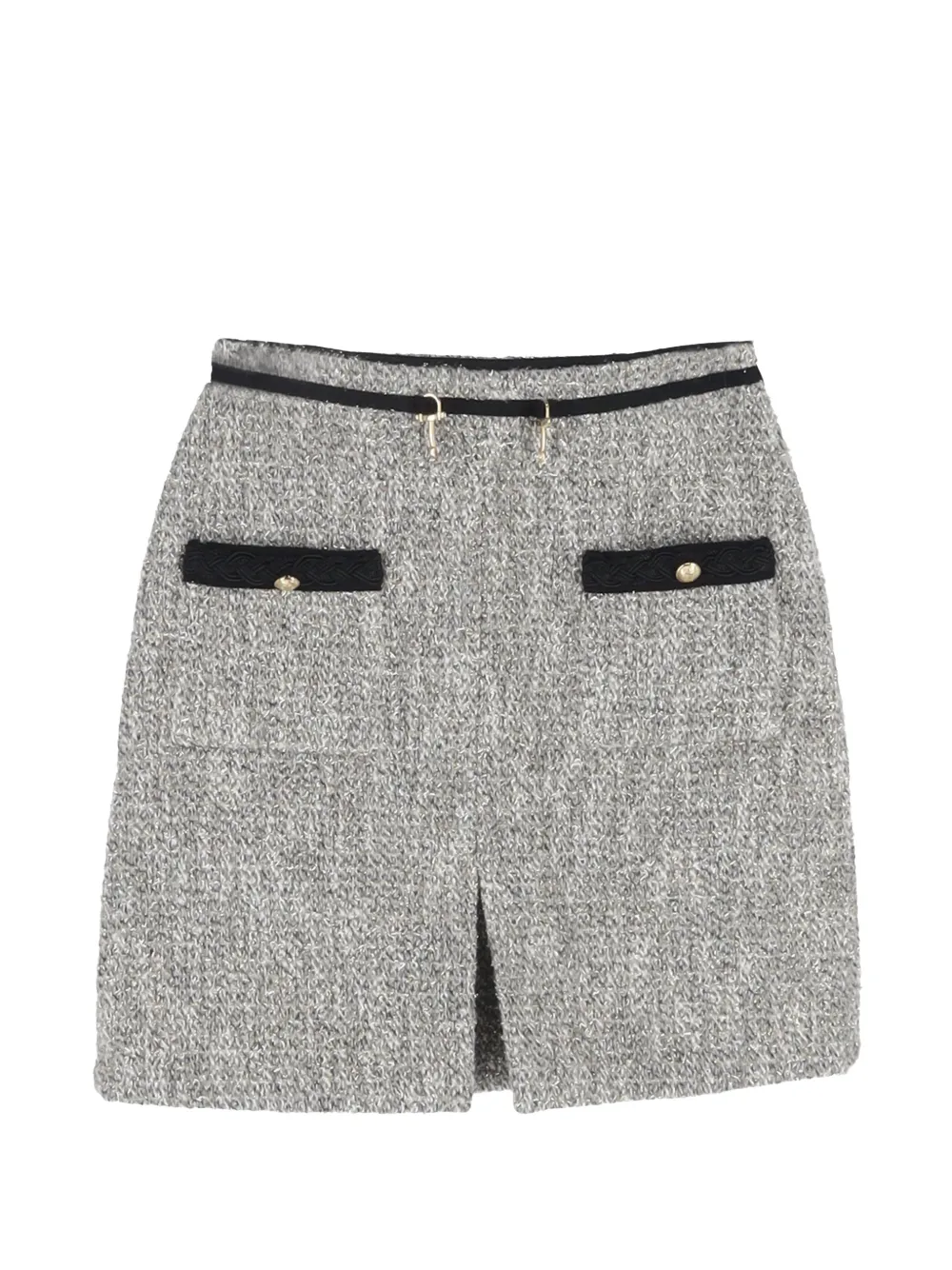 Maje Jinie tweed mini skirt - Grigio