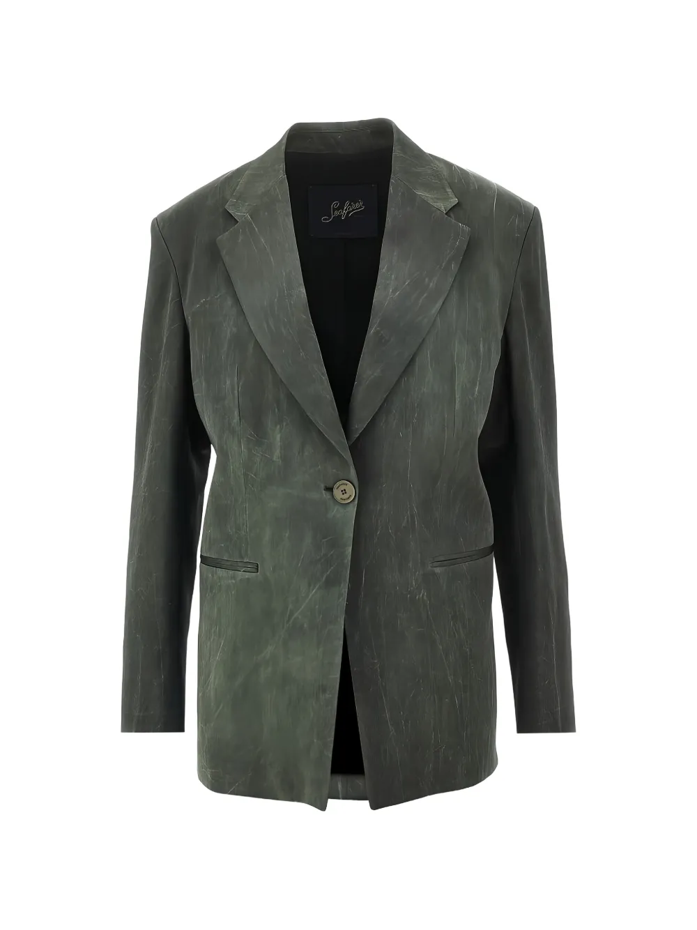 Seafarer single-breasted blazer - Verde