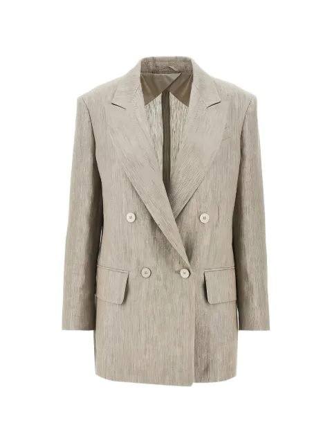 Max Mara Blazer Olimpia com abotoamento duplo