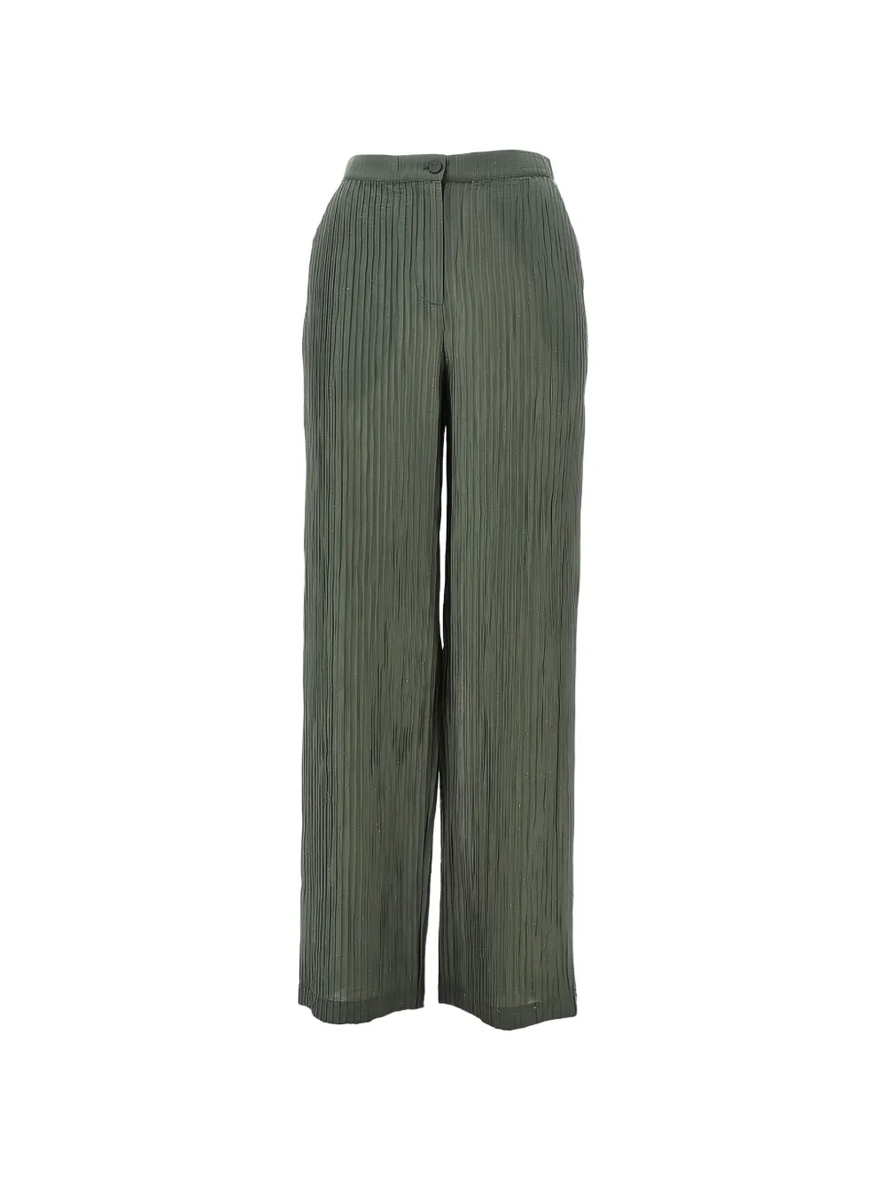 Emporio Armani button-fastening trousers - Verde