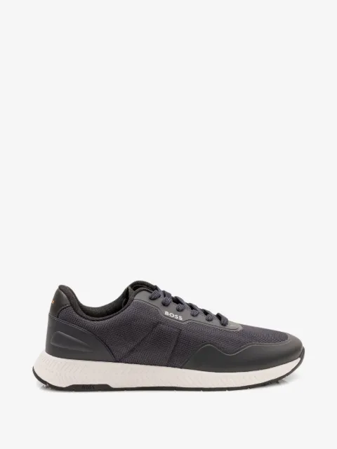 BOSS TTNM mesh trainers with smooth trims